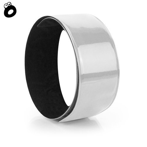 Odblaskowa opaska samozaciskowa - kolor srebrny