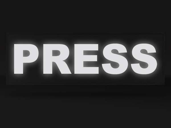 PRESS naszywka odblaskowa