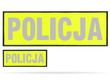 POLICJA zestaw naszywek odblaskowych