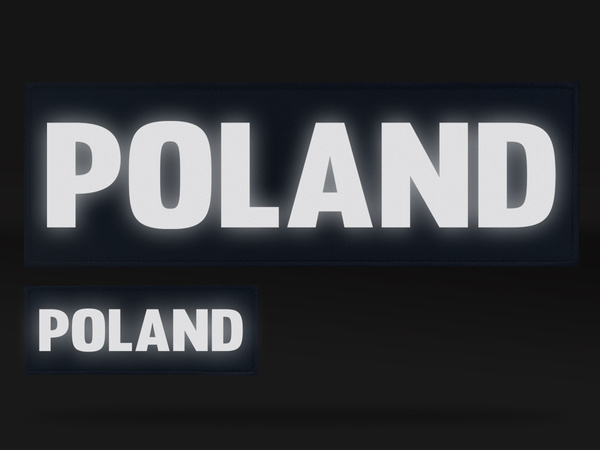 POLAND zestaw naszywek odblaskowych
