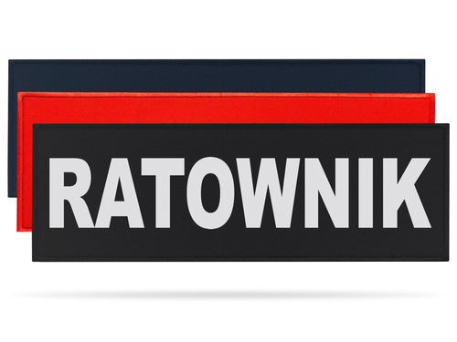 RATOWNIK naszywka odblaskowa