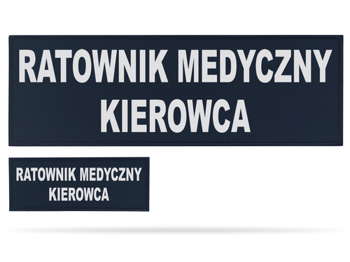 RATOWNIK MEDYCZNY KIEROWCA zestaw naszywek