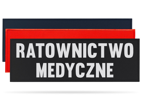 RATOWNICTWO MEDYCZNE naszywka odblaskowa