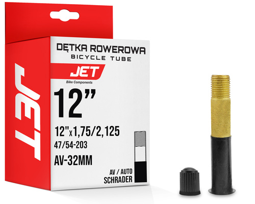 Dętka JET 12" x 1,75 - 2,125 (47/54-203) AV-32mm