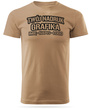 Koszulka T-shirt z własnym nadrukiem - piaskowa