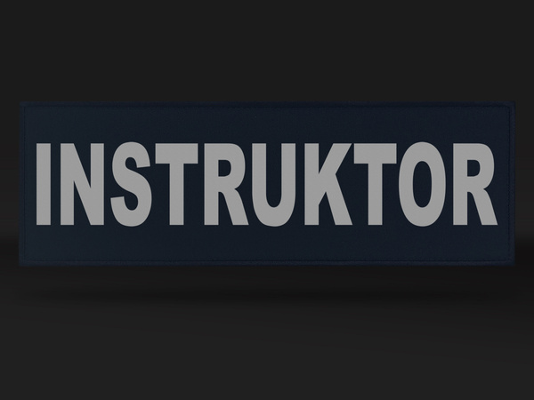 INSTRUKTOR emblemat odblaskowy