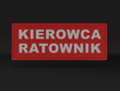 KIEROWCA RATOWNIK naszywka odblaskowa