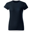 Damska koszulka bawełniana T-shirt - kolor granatowy