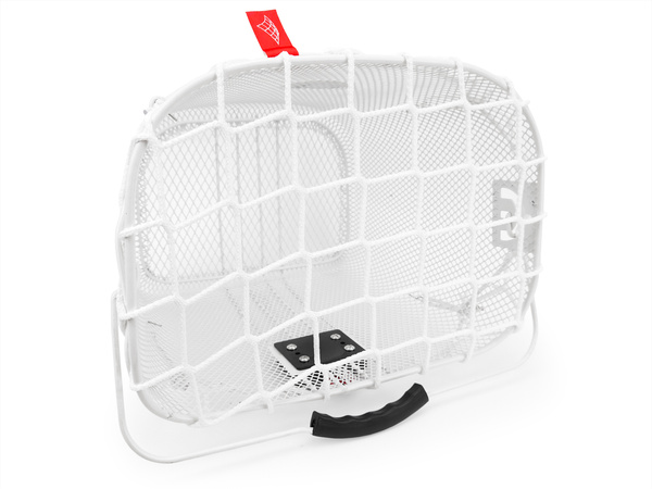 Metalowy koszyk rowerowy na przód JET HT-102-1 + siatka zabezpieczająca