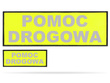 POMOC DROGOWA zestaw naszywek odblaskowych