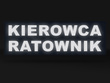 KIEROWCA RATOWNIK emblemat odblaskowy