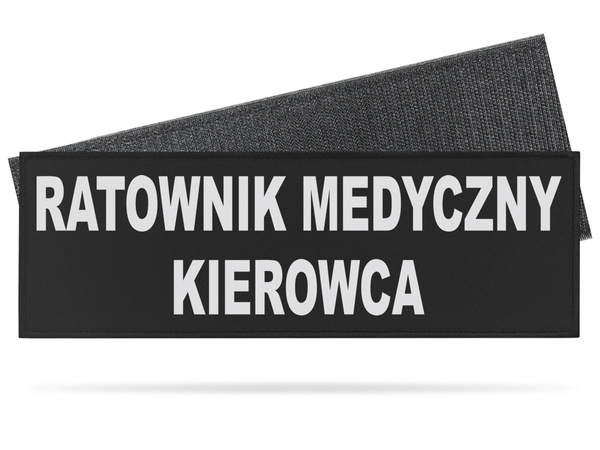 RATOWNIK MEDYCZNY KIEROWCA naszywka odblaskowa