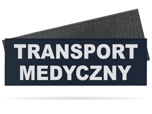 TRANSPORT MEDYCZNY emblemat odblaskowy