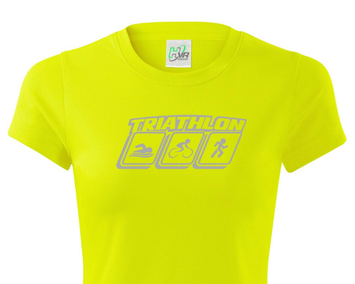 TRIATHLON damska koszulka termoaktywna odblaskowa 3
