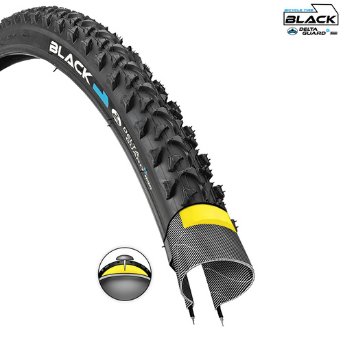 Opona rowerowa BLACK1 26x1.95 / 52-559