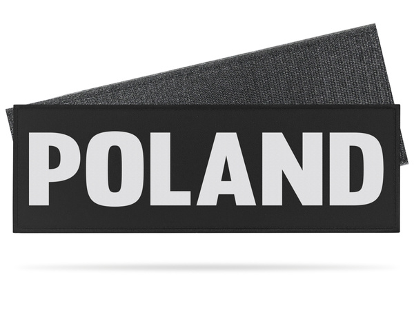 POLAND naszywka odblaskowa