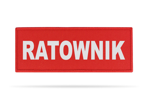 RATOWNIK naszywka odblaskowa