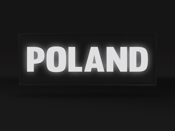 POLAND naszywka odblaskowa