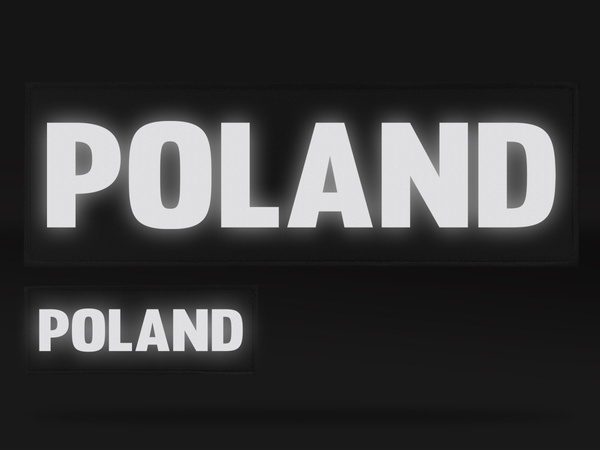 POLAND zestaw naszywek odblaskowych