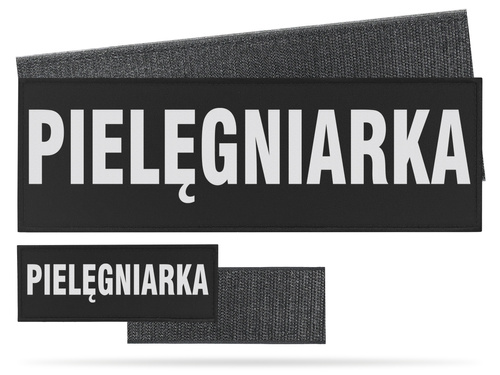 PIELĘGNIARKA zestaw naszywek odblaskowych