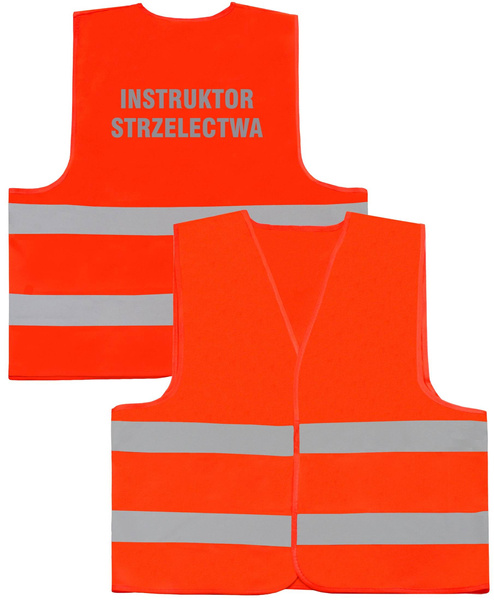 INSTRUKTOR STRZELECTWA kamizelka odblaskowa