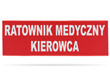RATOWNIK MEDYCZNY KIEROWCA naszywka odblaskowa