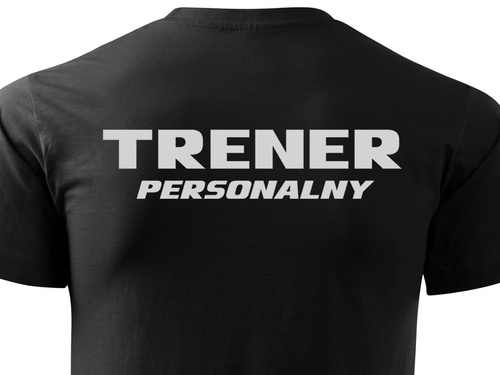 TRENER PERSONALNY koszulka z nadrukiem