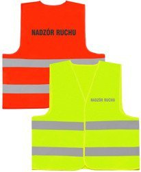 NADZÓR RUCHU kamizelka odblaskowa