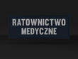 RATOWNICTWO MEDYCZNE naszywka odblaskowa