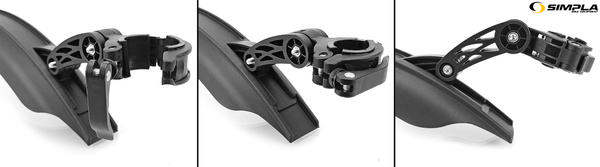Komplet błotników rowerowych - SIMPLA KIDO CHOPPER 20" -24" 