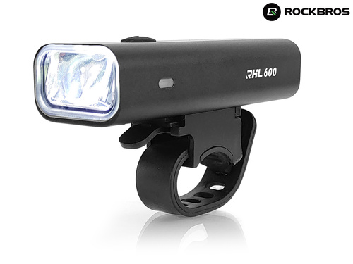 Lampka rowerowa na przód ROCKBROS RHL600 - 600lm - USB