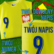 Sportowa koszulka termoaktywna T-shirt z TWOIM NAPISEM I NUMEREM