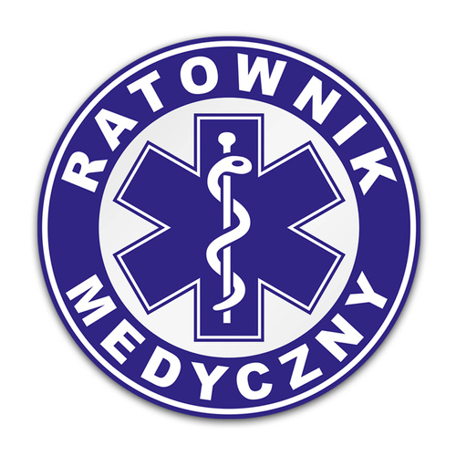 Naklejka medyczna odblaskowa – Ratownik Medyczny