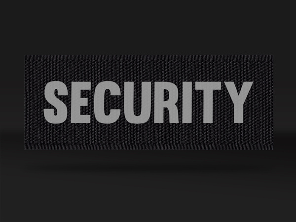 SECURITY emblemat odblaskowy