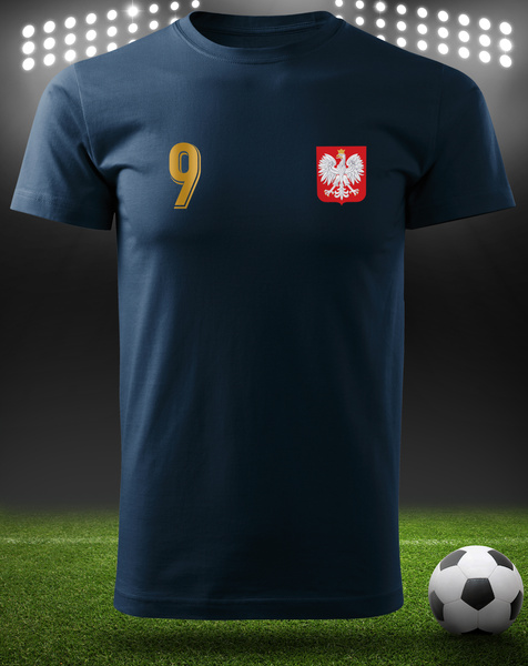 Bawełniana koszulka męska T-shirt z TWOIM NAPISEM I NUMEREM