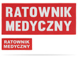 RATOWNIK MEDYCZNY zestaw naszywek odblaskowych