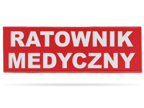 RATOWNIK MEDYCZNY naszywka odblaskowa