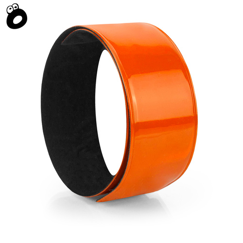 Odblaskowa opaska samozaciskowa - kolor pomarańczowy