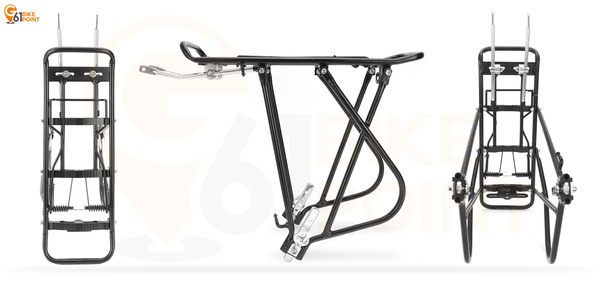 Bagażnik rowerowy tylny 24" - 29" - KAIWEI KW-622-02 - czarny