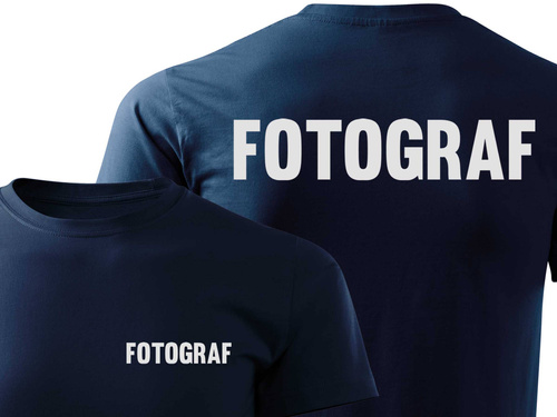 FOTOGRAF koszulka z nadrukiem