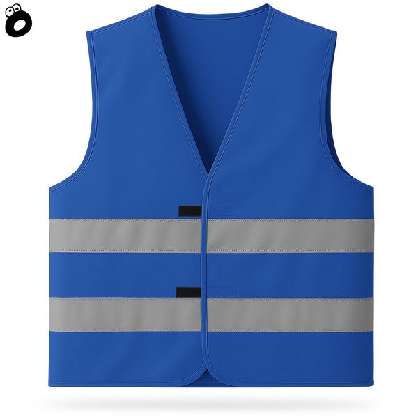 Kamizelka odblaskowa niebieska