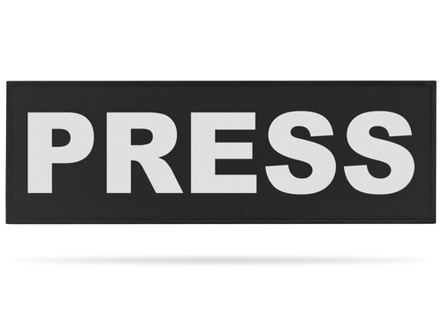 PRESS naszywka odblaskowa