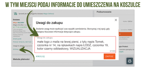 Termoaktywna koszulka outdoorowa z własnym nadrukiem - kolor zieleń wojskowa