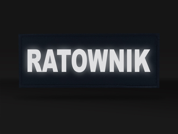 RATOWNIK emblemat odblaskowy