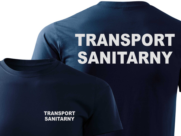 TRANSPORT SANITARNY koszulka z nadrukiem