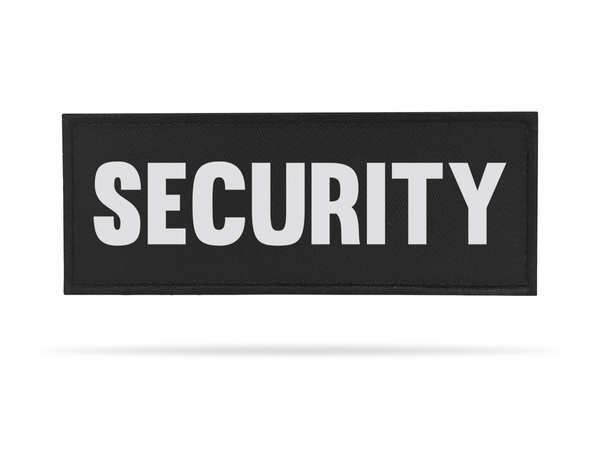 SECURITY naszywka odblaskowa