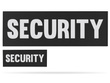 SECURITY zestaw naszywek odblaskowych