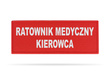 RATOWNIK MEDYCZNY KIEROWCA naszywka odblaskowa