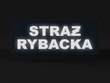 STRAŻ RYBACKA naszywka odblaskowa 