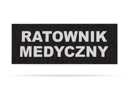 RATOWNIK MEDYCZNY emblemat odblaskowy